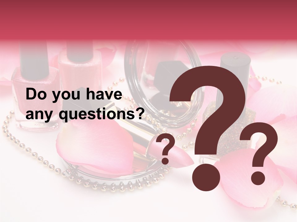 Decorative Female Mirror PowerPoint Template