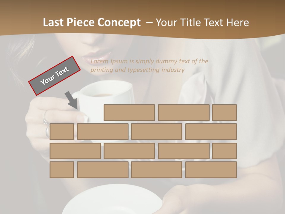 Coffee Sensuality Clean PowerPoint Template