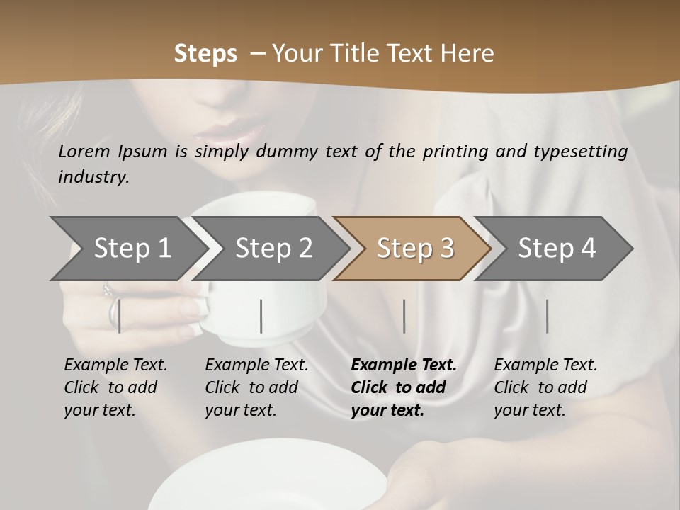 Coffee Sensuality Clean PowerPoint Template
