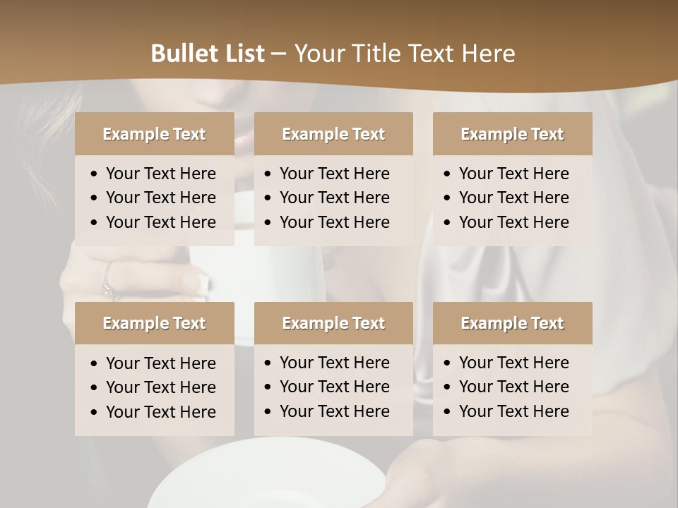 Coffee Sensuality Clean PowerPoint Template