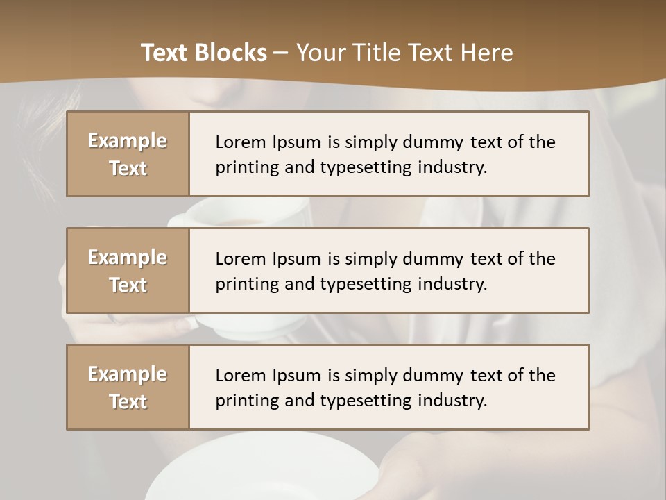 Coffee Sensuality Clean PowerPoint Template