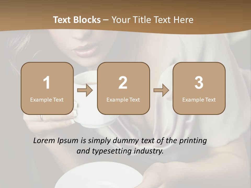 Coffee Sensuality Clean PowerPoint Template