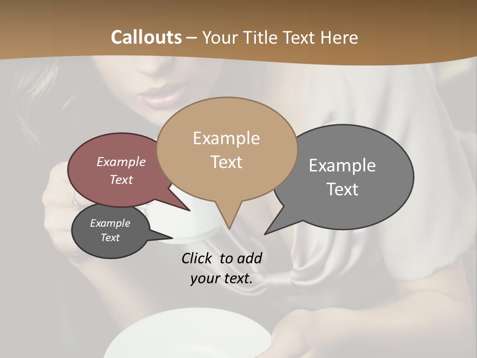 Coffee Sensuality Clean PowerPoint Template