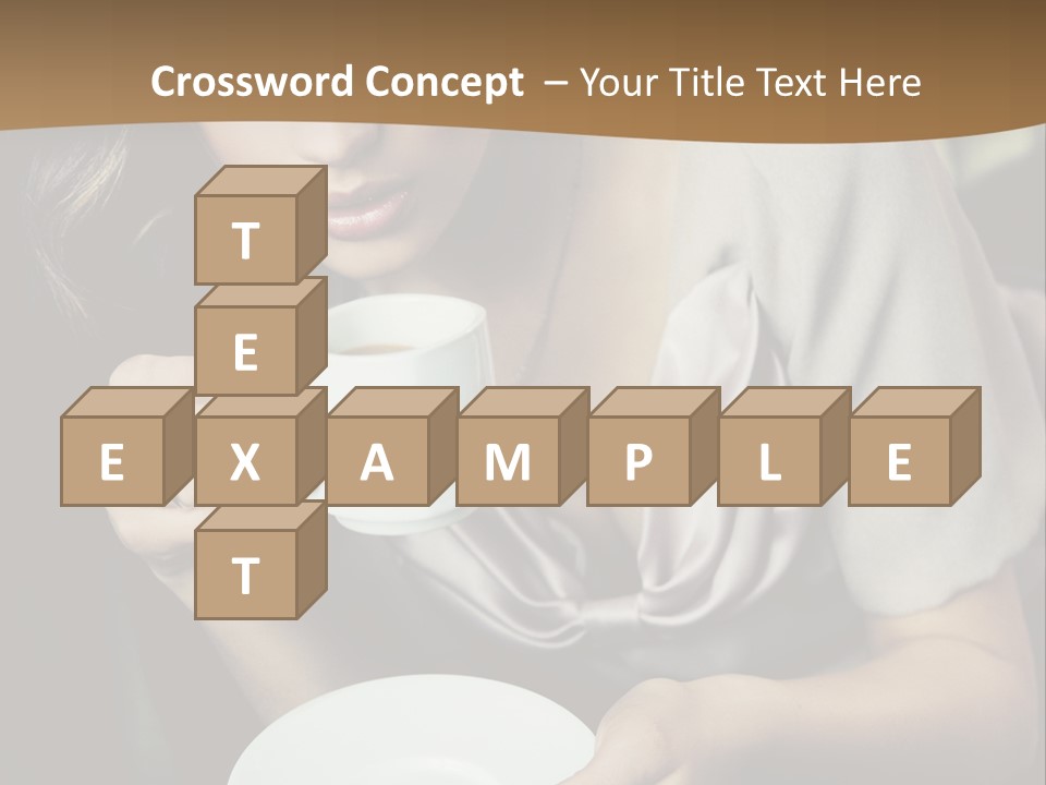 Coffee Sensuality Clean PowerPoint Template