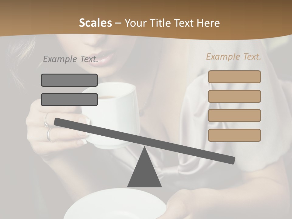 Coffee Sensuality Clean PowerPoint Template