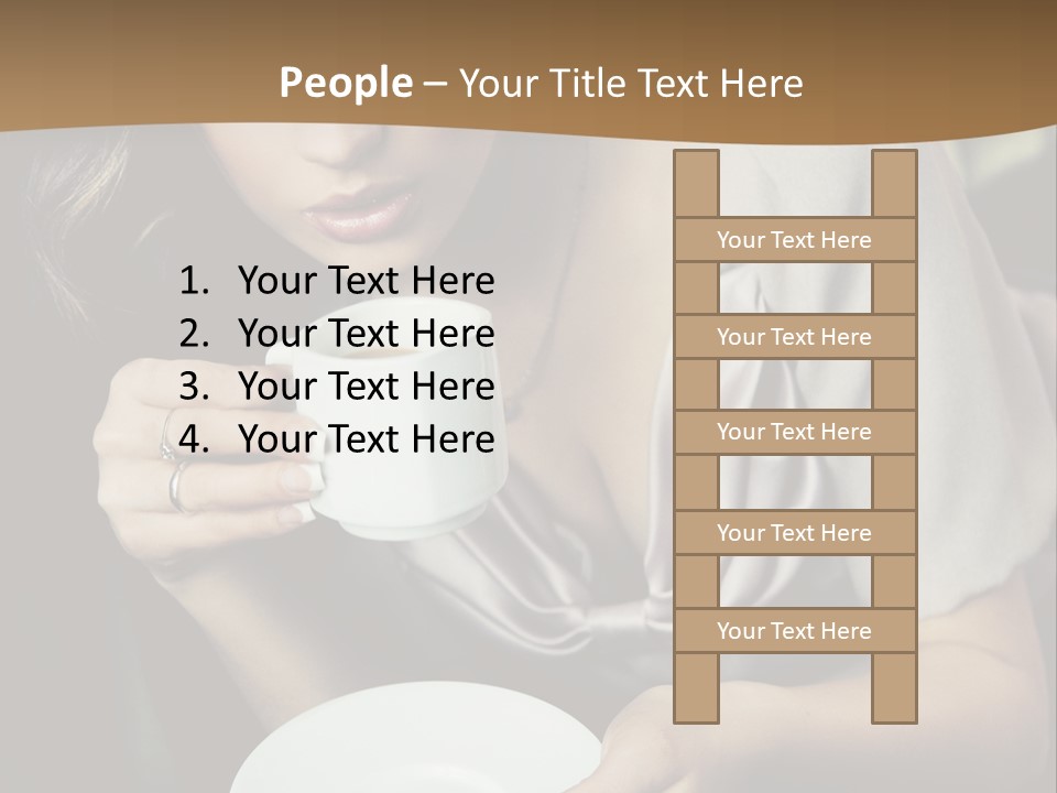 Coffee Sensuality Clean PowerPoint Template