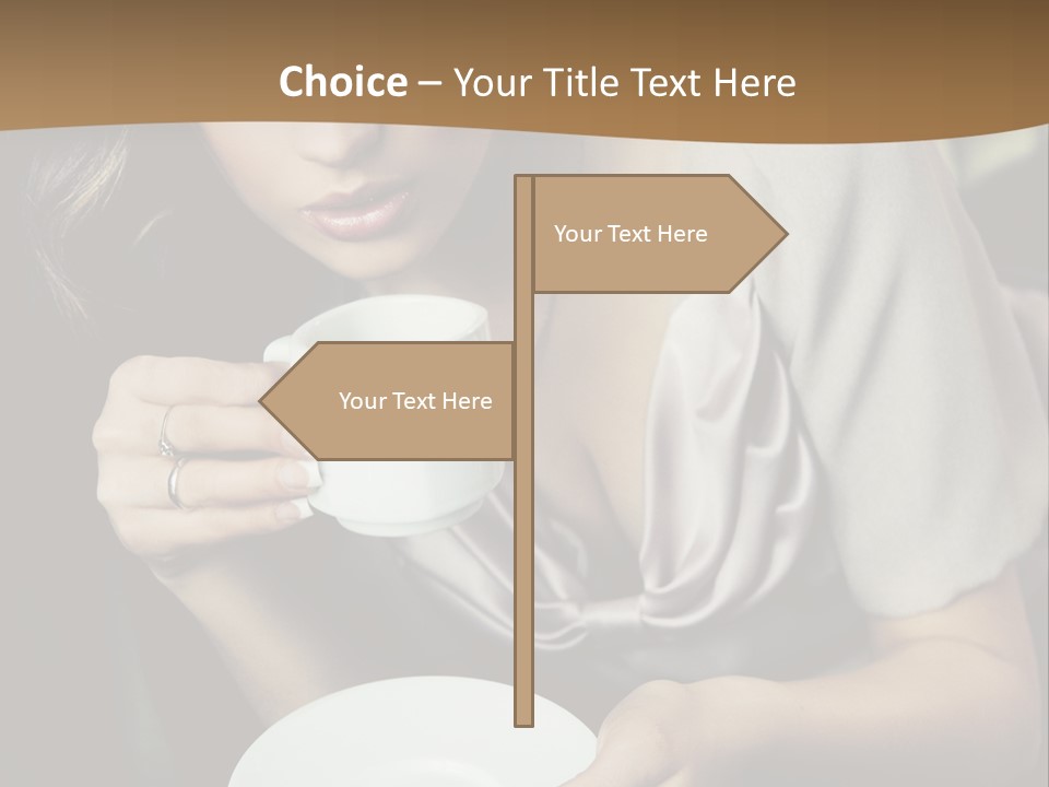 Coffee Sensuality Clean PowerPoint Template