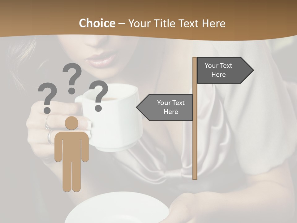 Coffee Sensuality Clean PowerPoint Template