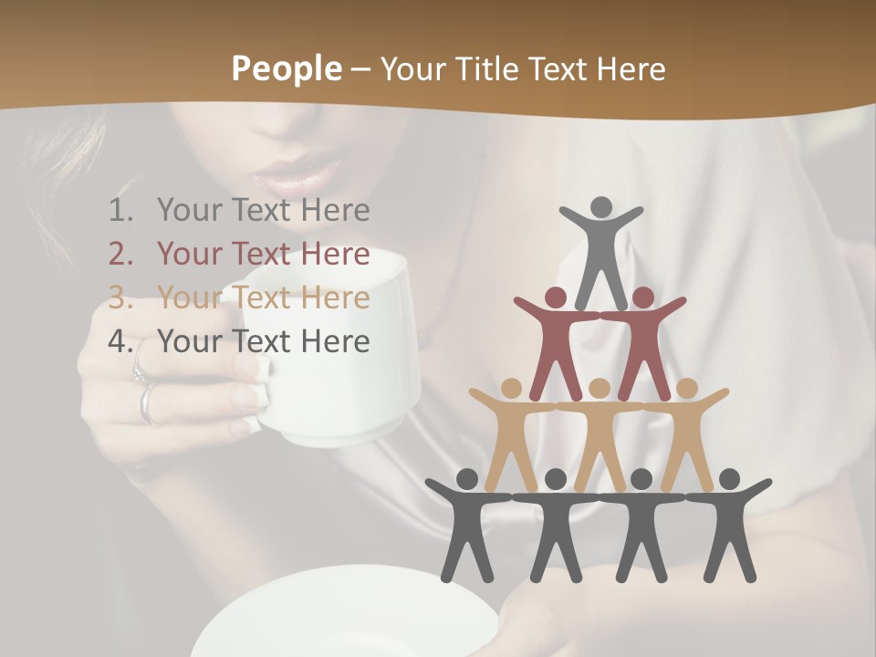 Coffee Sensuality Clean PowerPoint Template