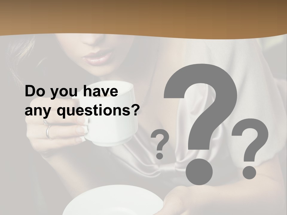 Coffee Sensuality Clean PowerPoint Template