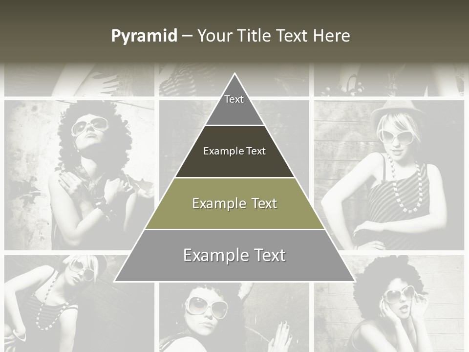 Vintage Hair Female PowerPoint Template