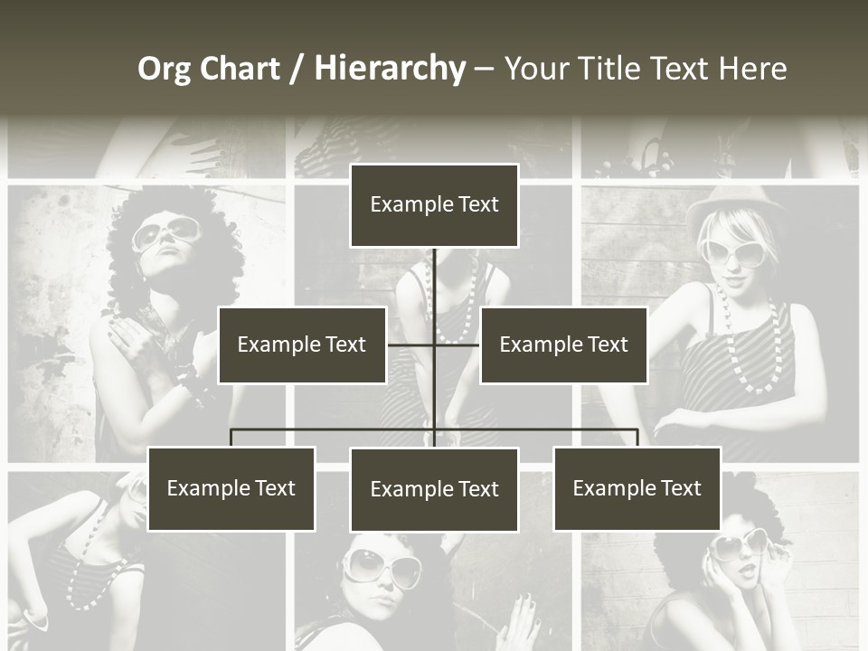 Vintage Hair Female PowerPoint Template