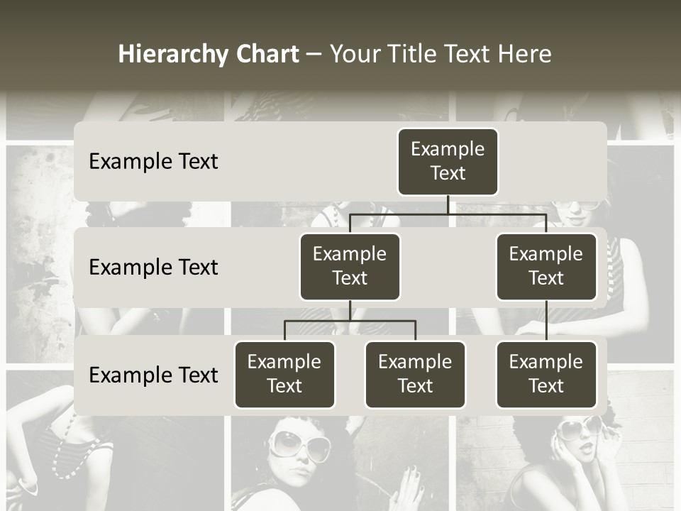 Vintage Hair Female PowerPoint Template