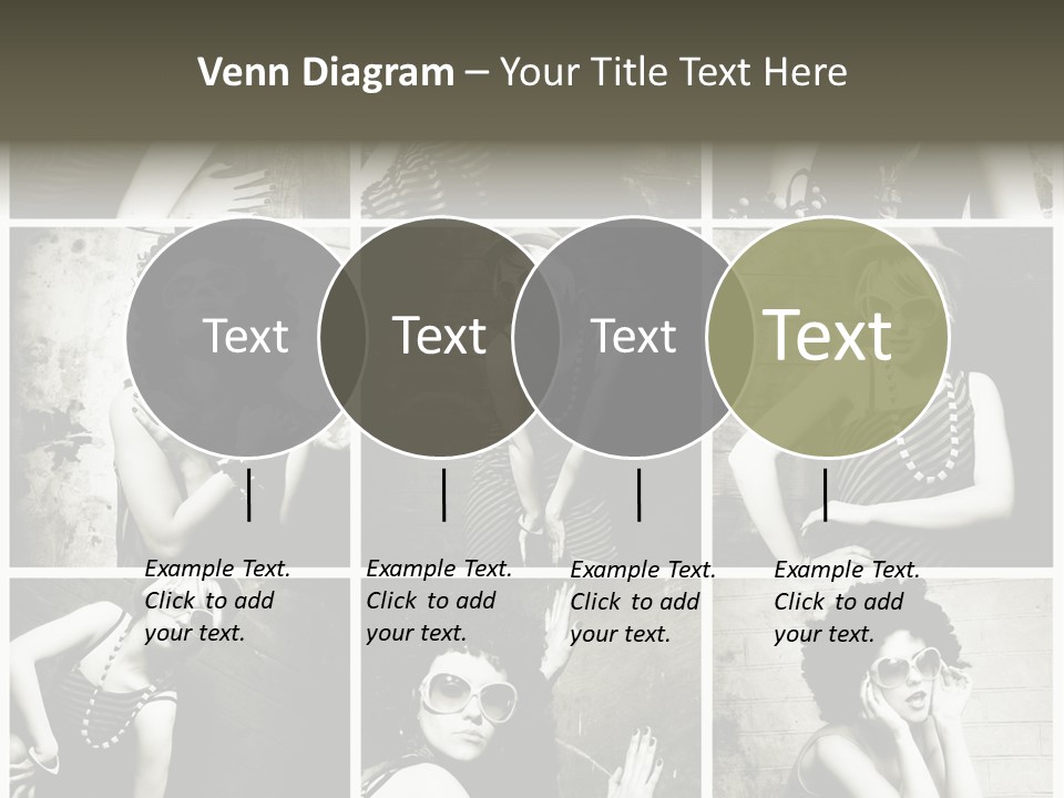 Vintage Hair Female PowerPoint Template