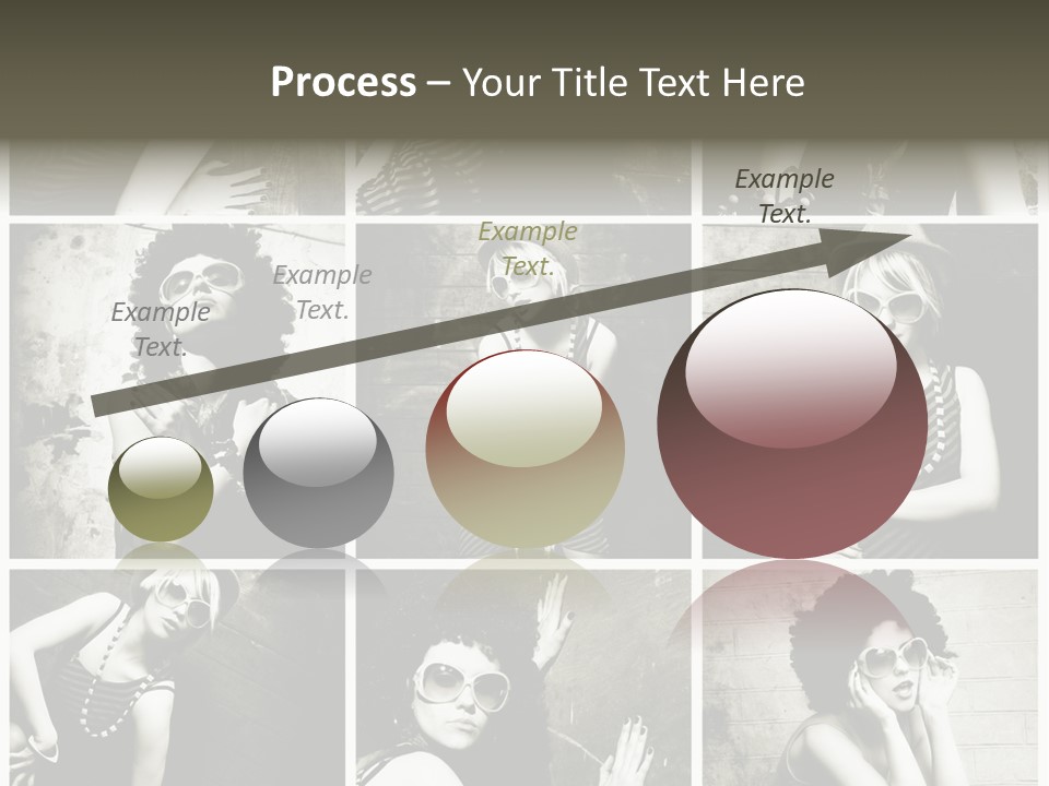 Vintage Hair Female PowerPoint Template