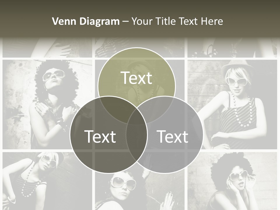 Vintage Hair Female PowerPoint Template