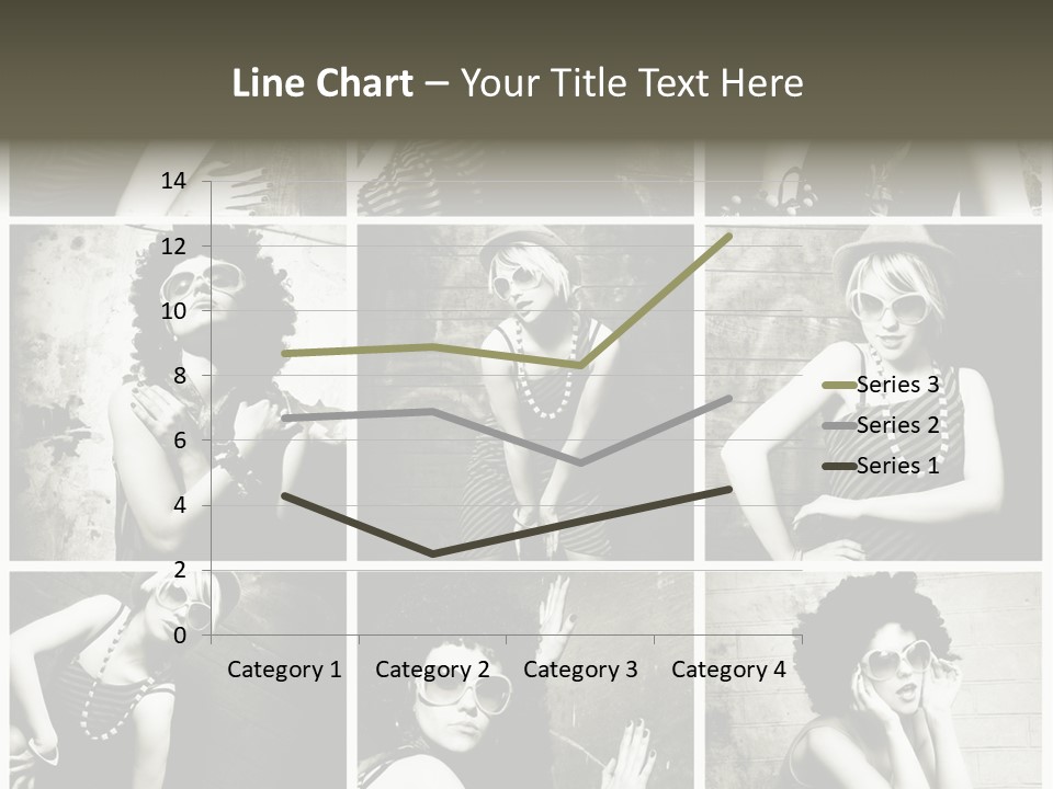 Vintage Hair Female PowerPoint Template