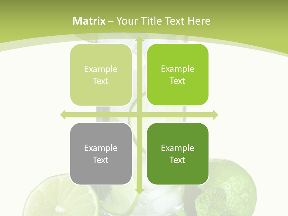 Purified Glass Soda PowerPoint Template