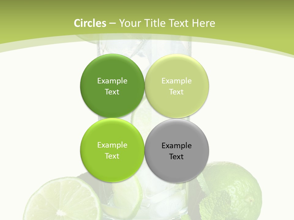 Purified Glass Soda PowerPoint Template