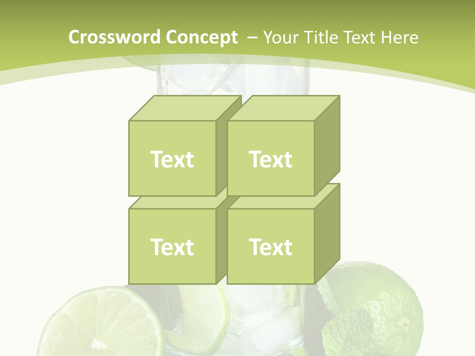 Purified Glass Soda PowerPoint Template