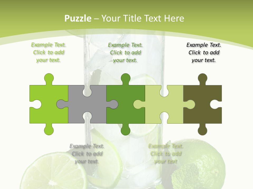 Purified Glass Soda PowerPoint Template