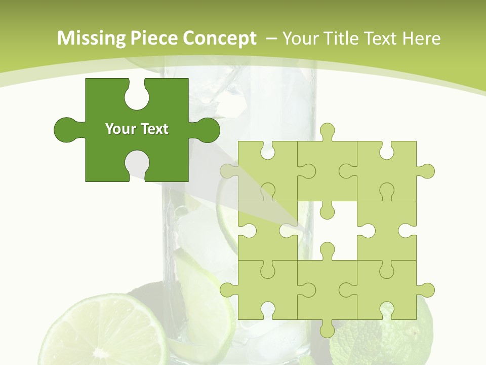 Purified Glass Soda PowerPoint Template