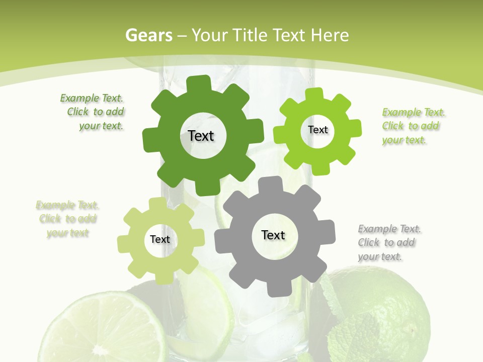 Purified Glass Soda PowerPoint Template