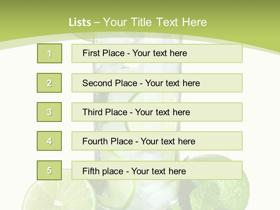 Purified Glass Soda PowerPoint Template