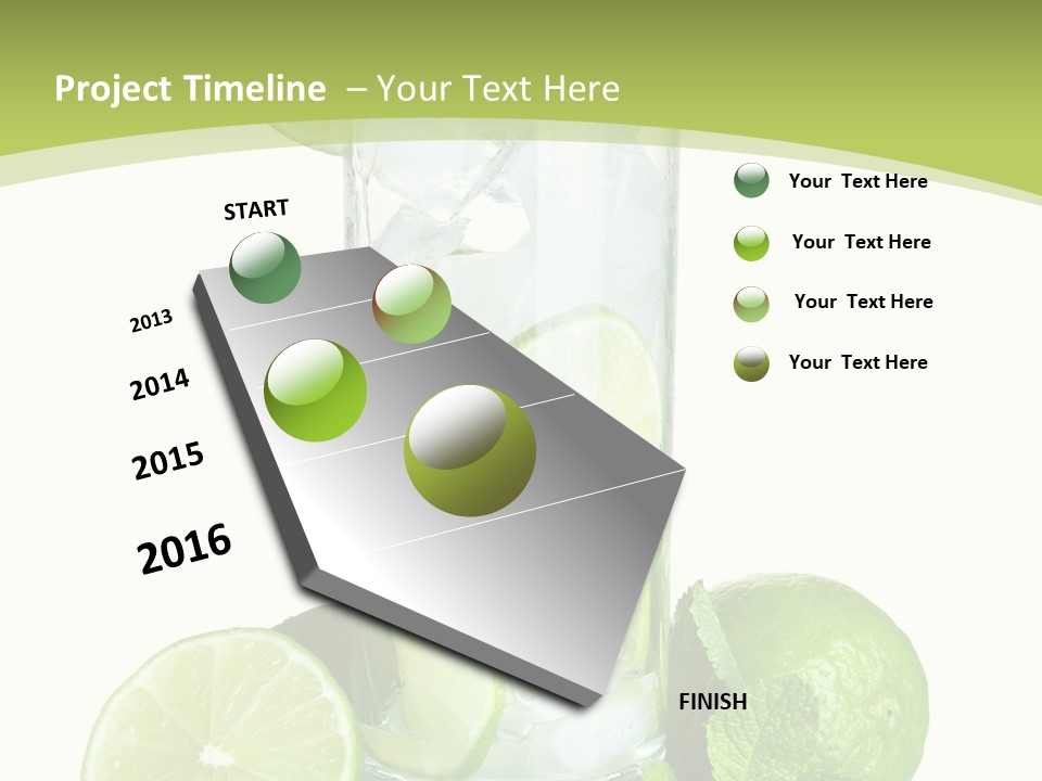 Purified Glass Soda PowerPoint Template