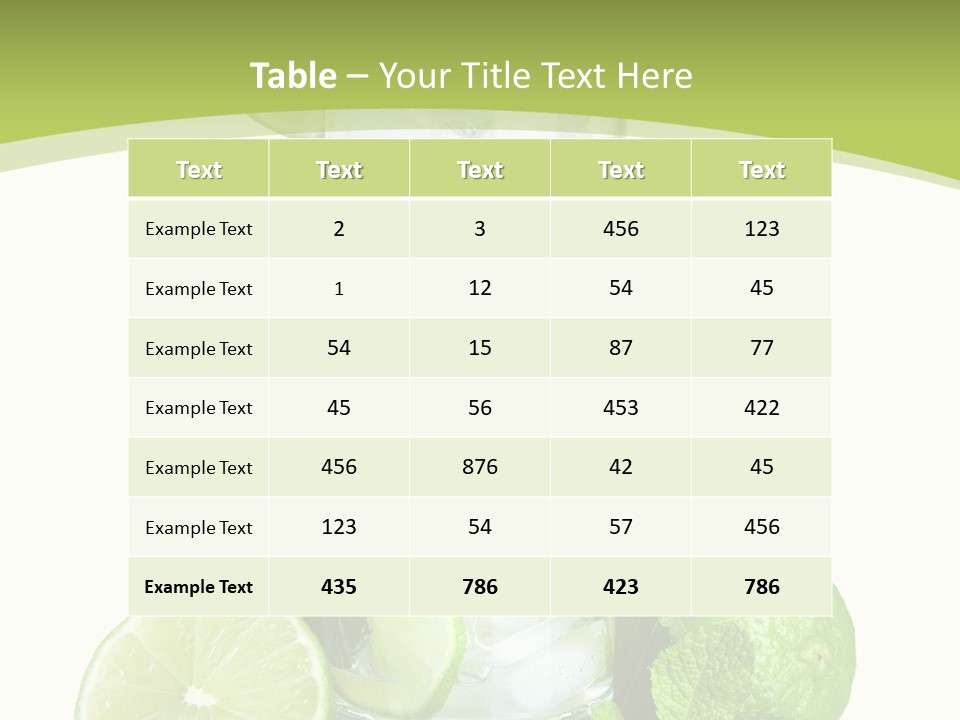 Purified Glass Soda PowerPoint Template