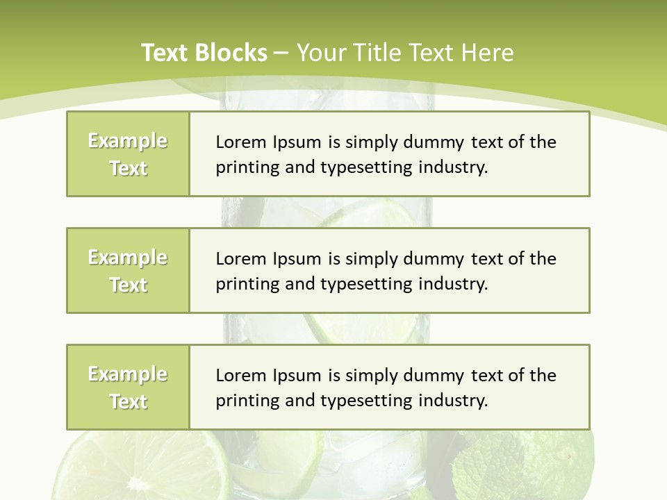Purified Glass Soda PowerPoint Template