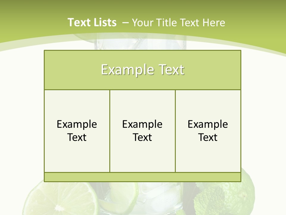 Purified Glass Soda PowerPoint Template