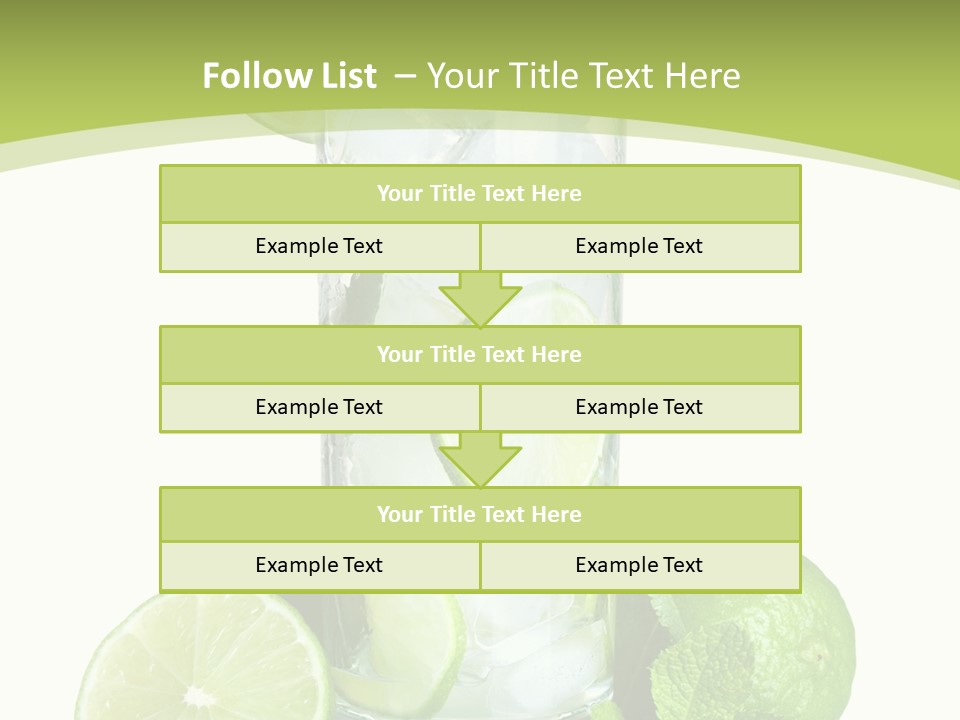 Purified Glass Soda PowerPoint Template