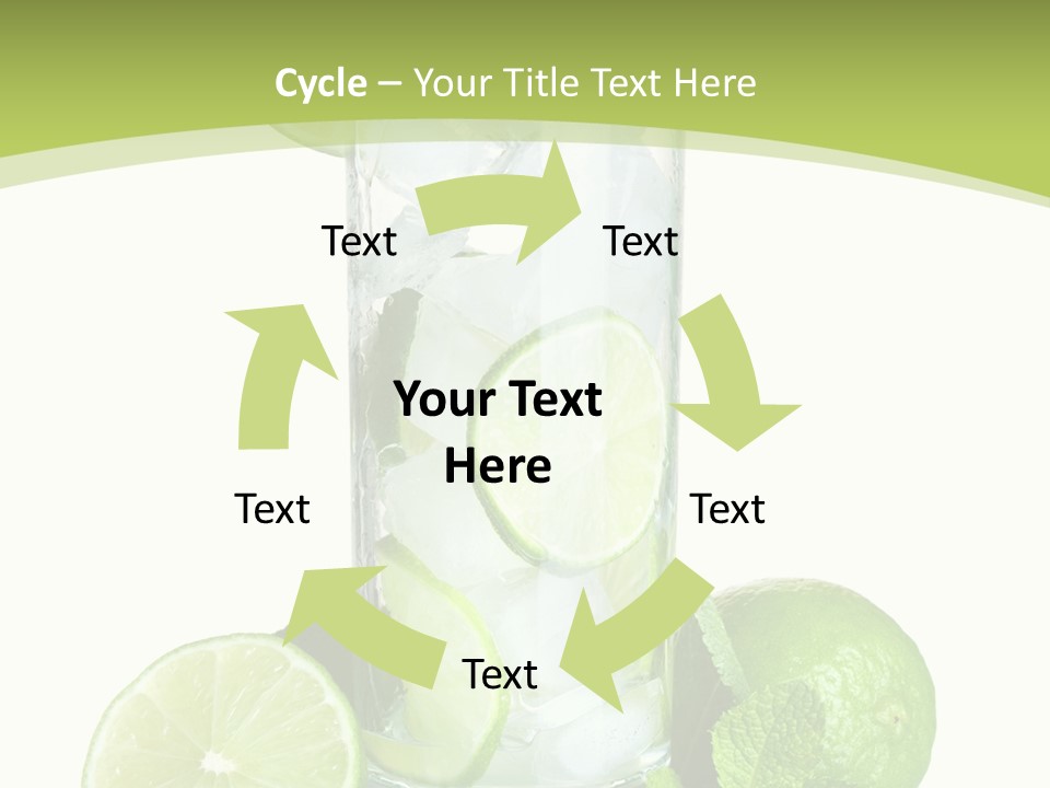 Purified Glass Soda PowerPoint Template