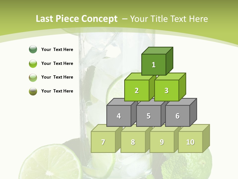 Purified Glass Soda PowerPoint Template