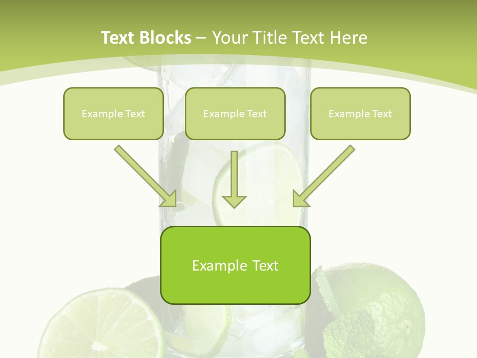 Purified Glass Soda PowerPoint Template
