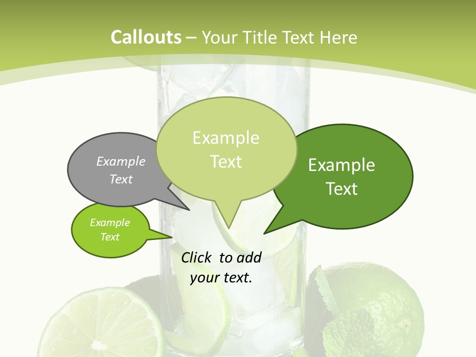 Purified Glass Soda PowerPoint Template