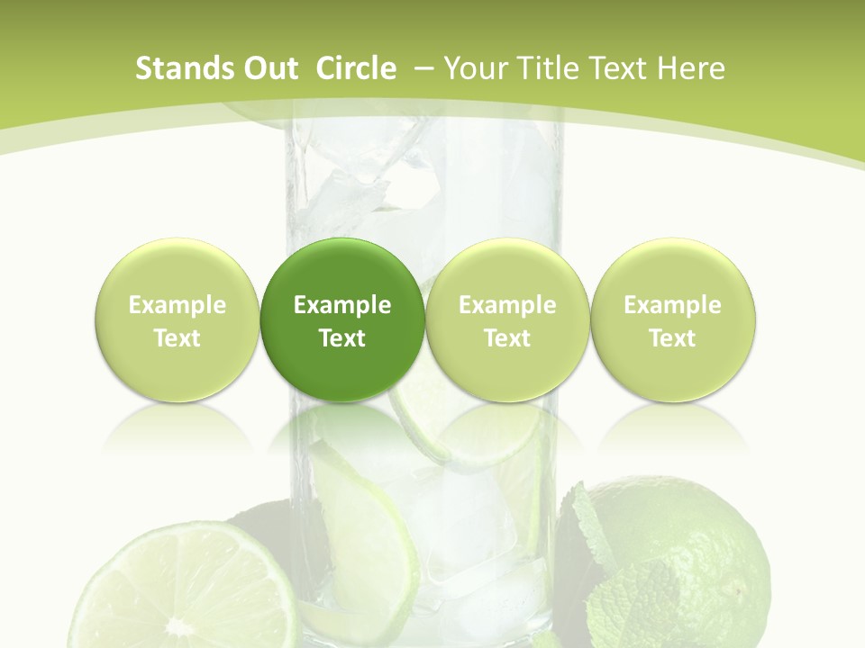 Purified Glass Soda PowerPoint Template
