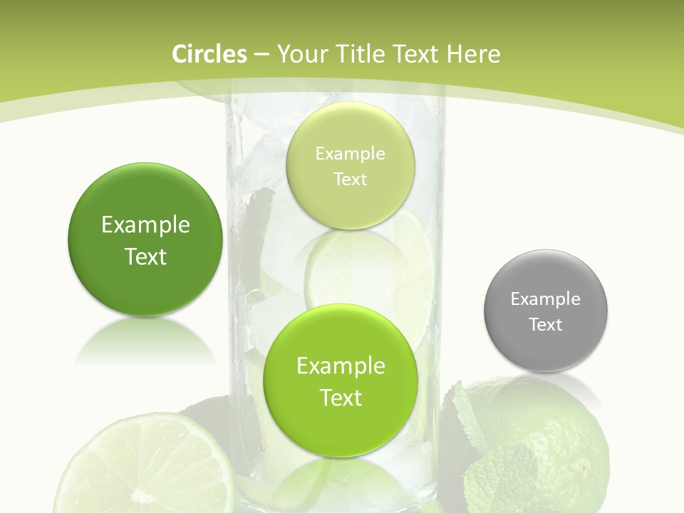 Purified Glass Soda PowerPoint Template