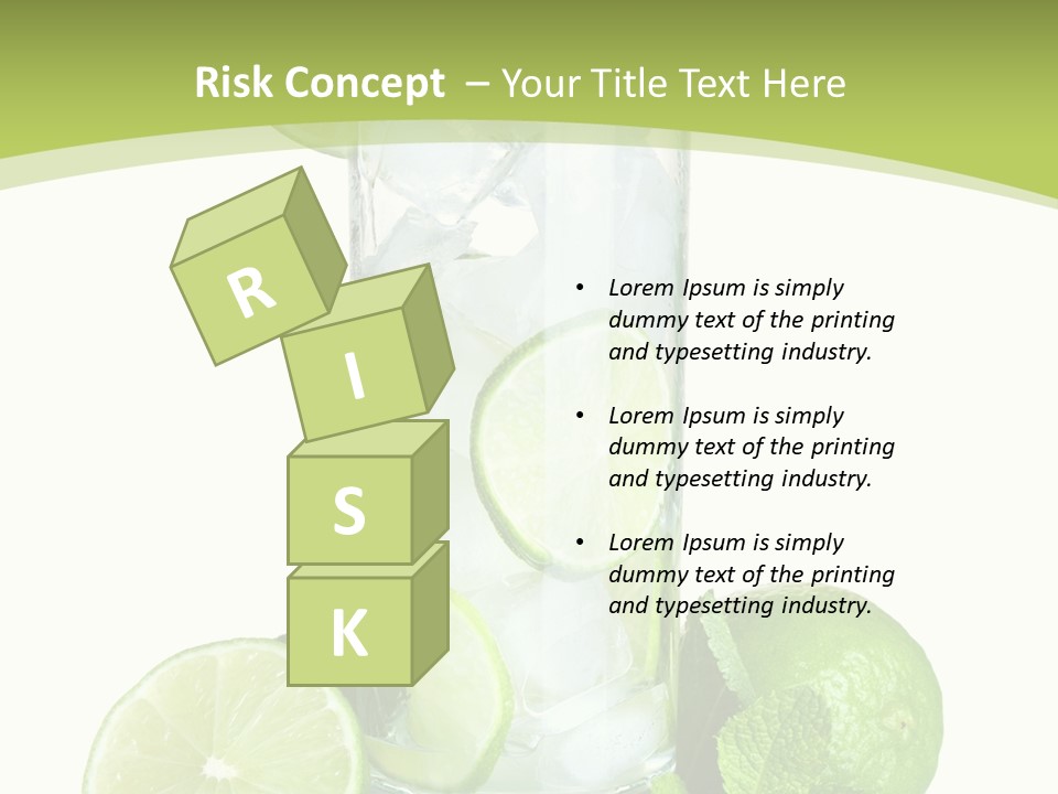 Purified Glass Soda PowerPoint Template