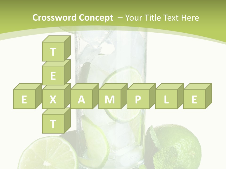 Purified Glass Soda PowerPoint Template