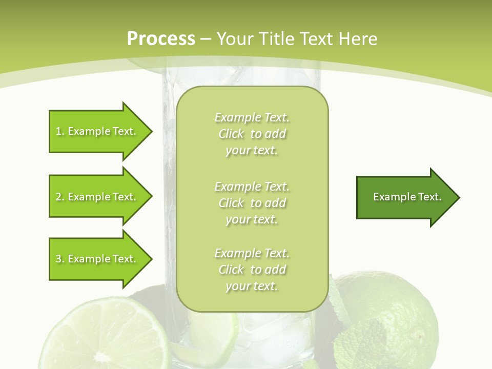 Purified Glass Soda PowerPoint Template