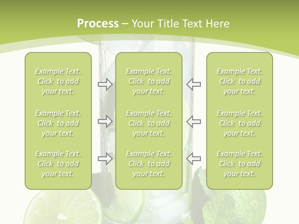 Purified Glass Soda PowerPoint Template
