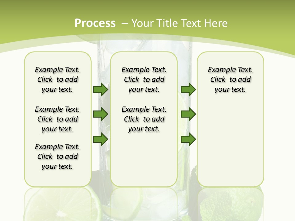 Purified Glass Soda PowerPoint Template