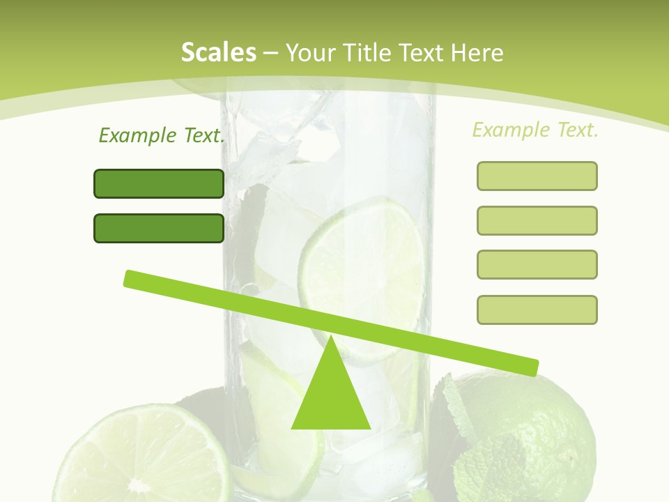 Purified Glass Soda PowerPoint Template