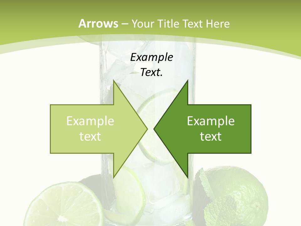 Purified Glass Soda PowerPoint Template