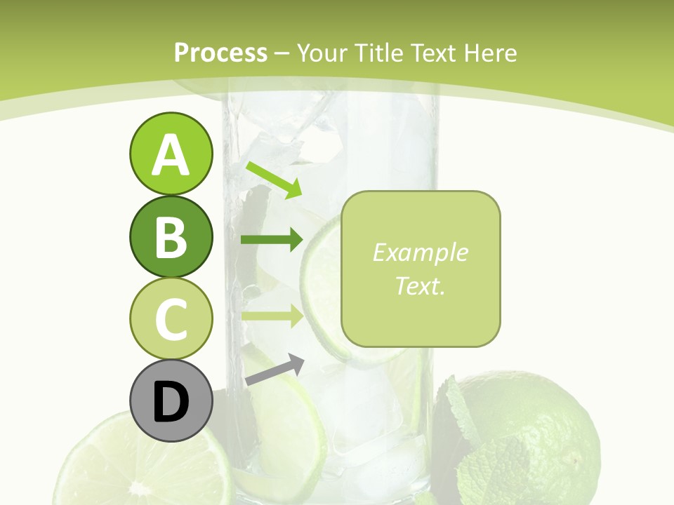 Purified Glass Soda PowerPoint Template