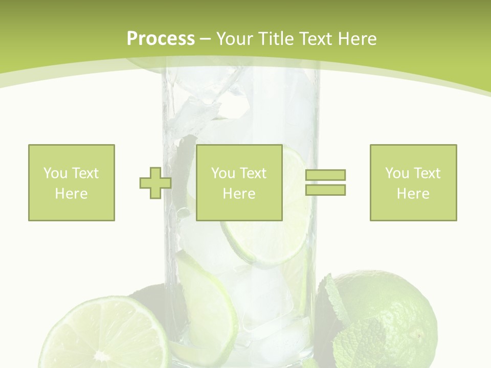 Purified Glass Soda PowerPoint Template