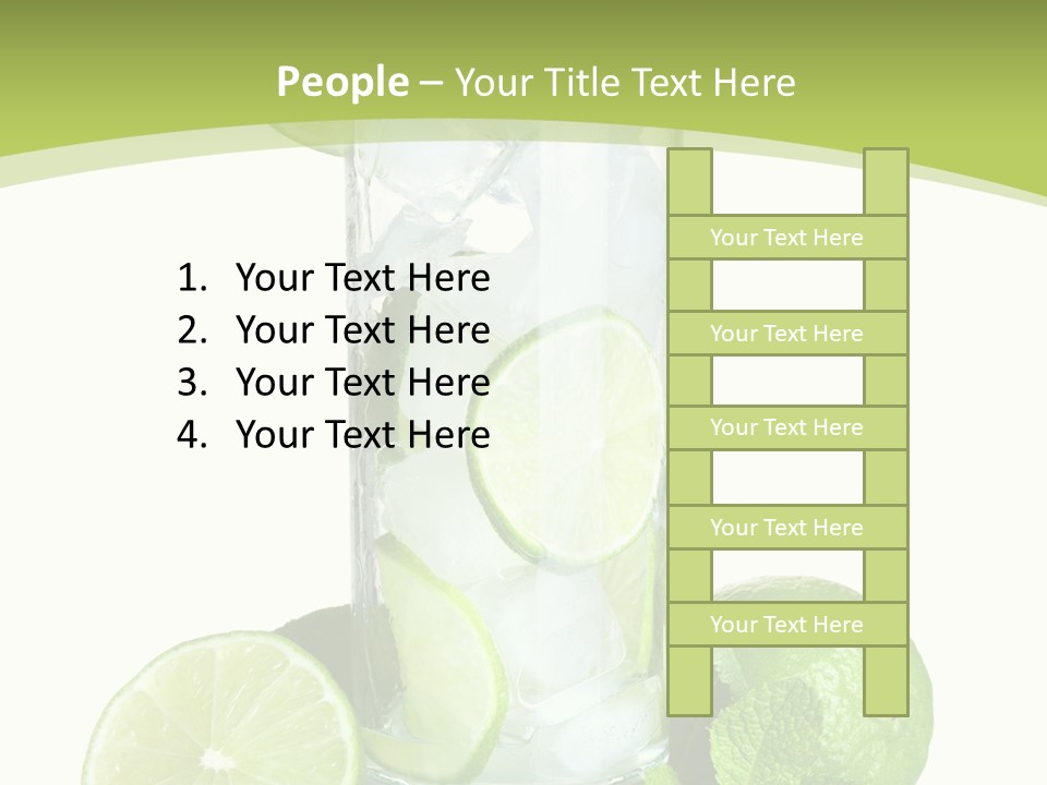 Purified Glass Soda PowerPoint Template