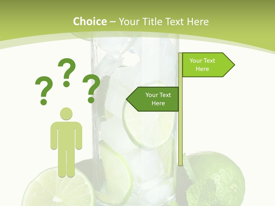 Purified Glass Soda PowerPoint Template